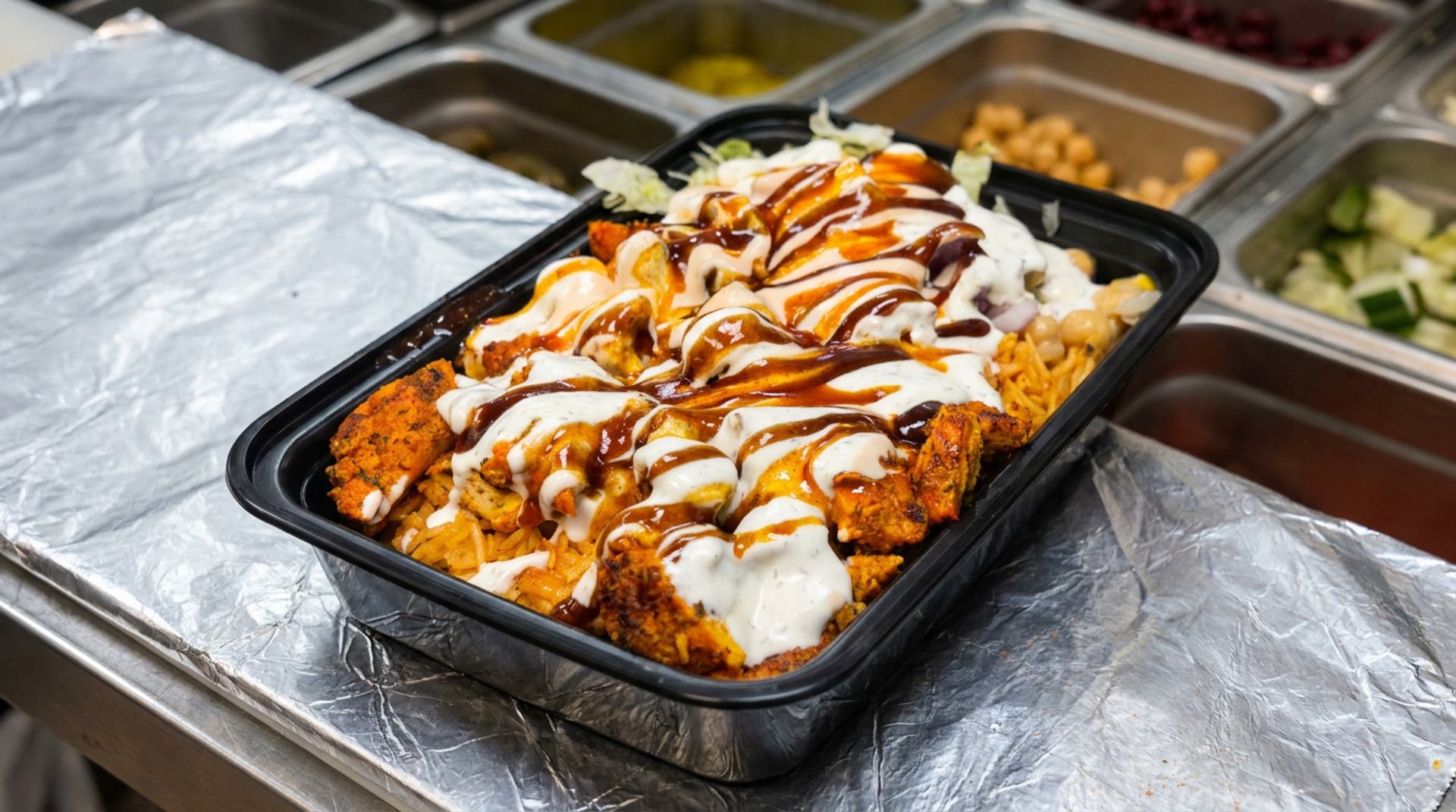 Halal on Bath Avenue, open late